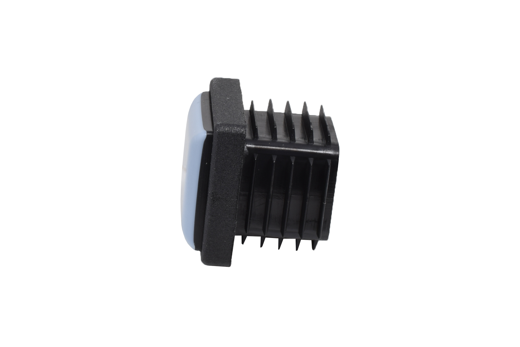 Teflon Stopfen für quadratische Rohre 20 x 20 mm