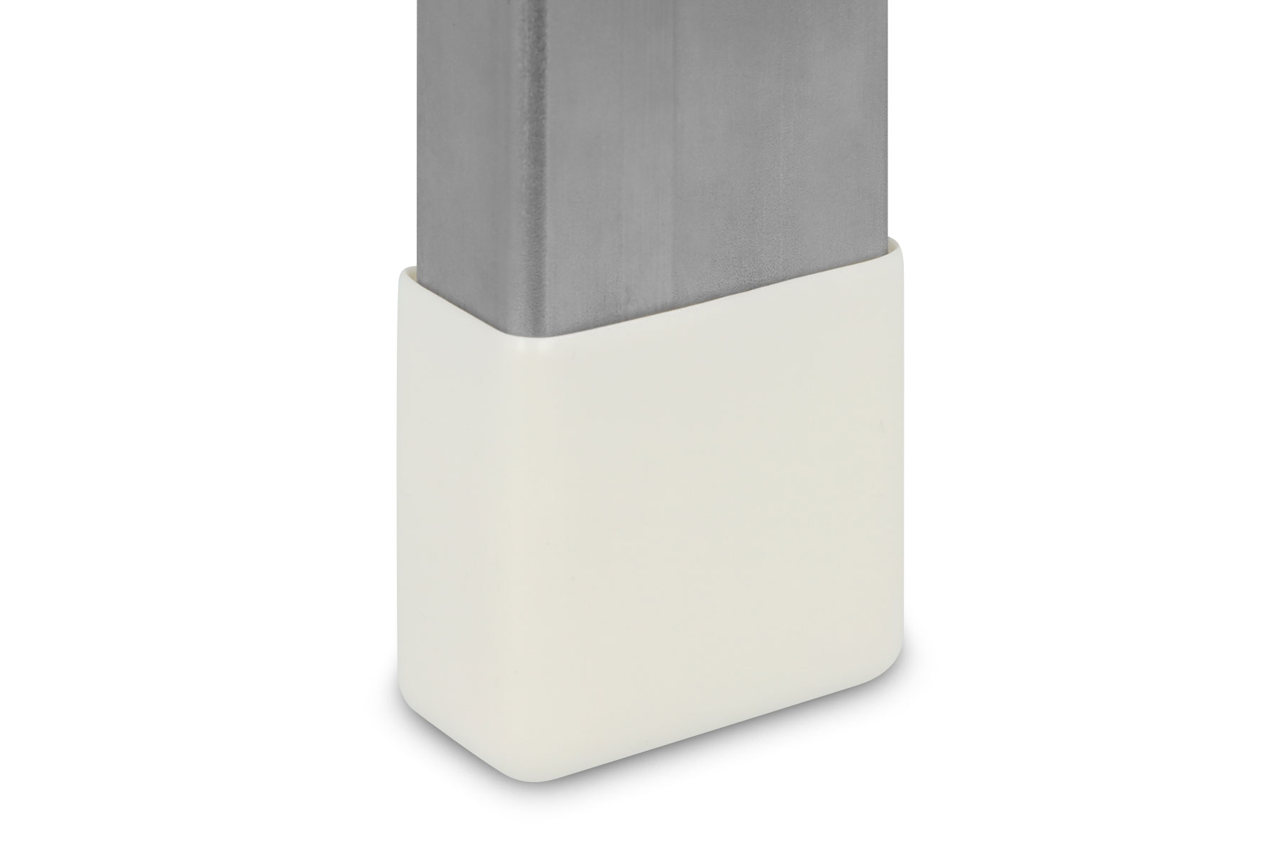 Stuhlbeinkappen weiss 40 x 20 mm
