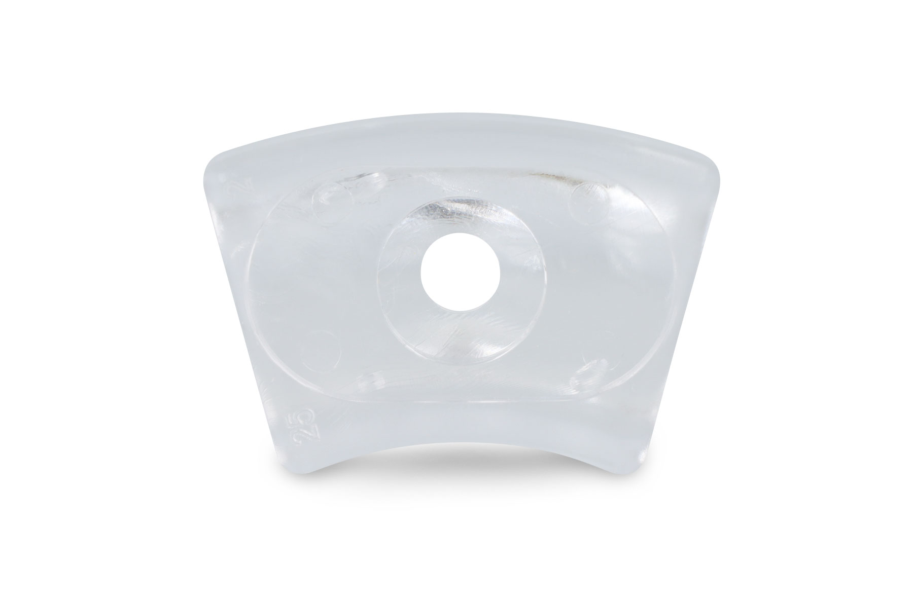 Bogengleiter Teflon transparent 25 mm