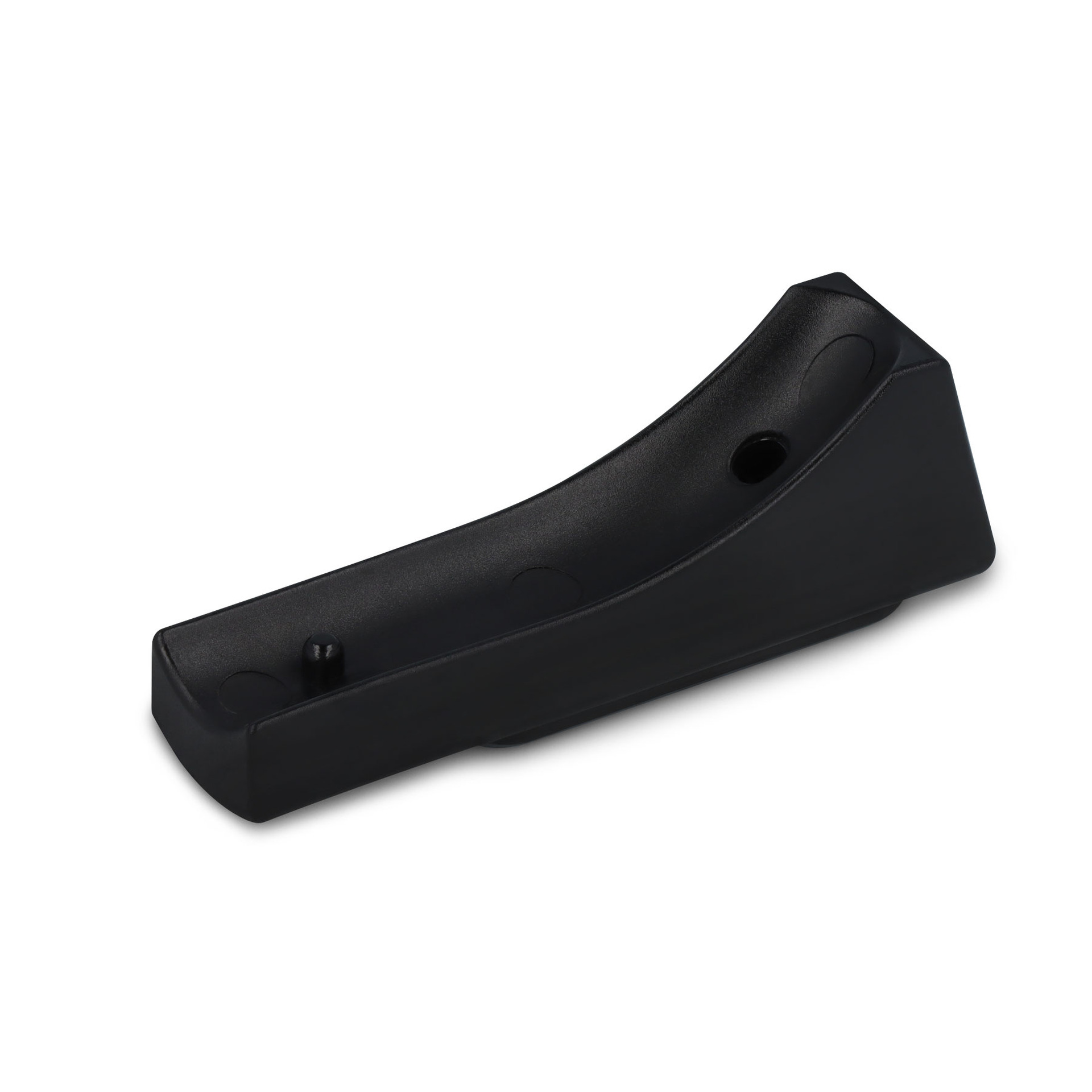 Teflongleiter mit Kippschutz schwarz 15 mm