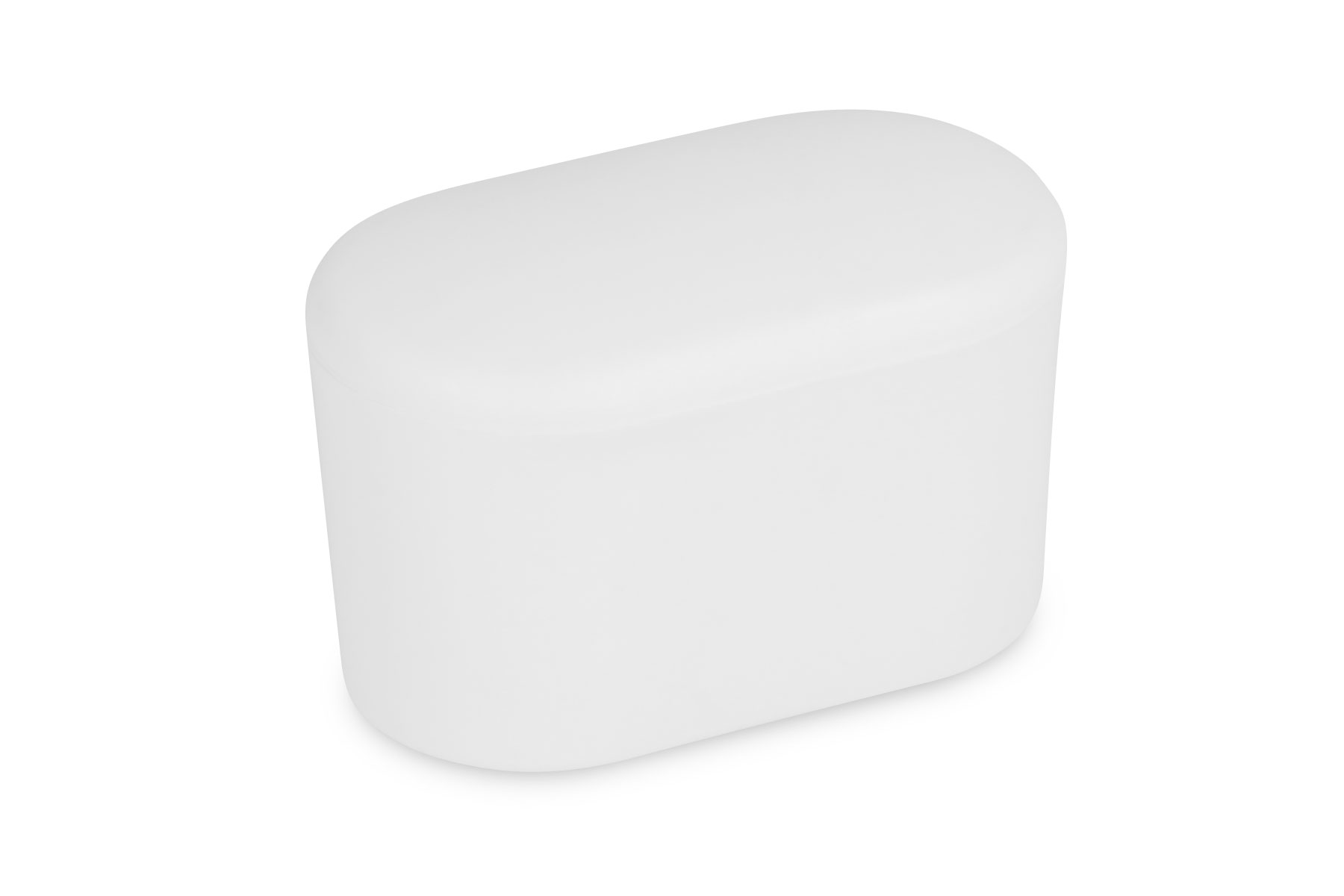 Fusskappen oval 36 x 18 mm weiss