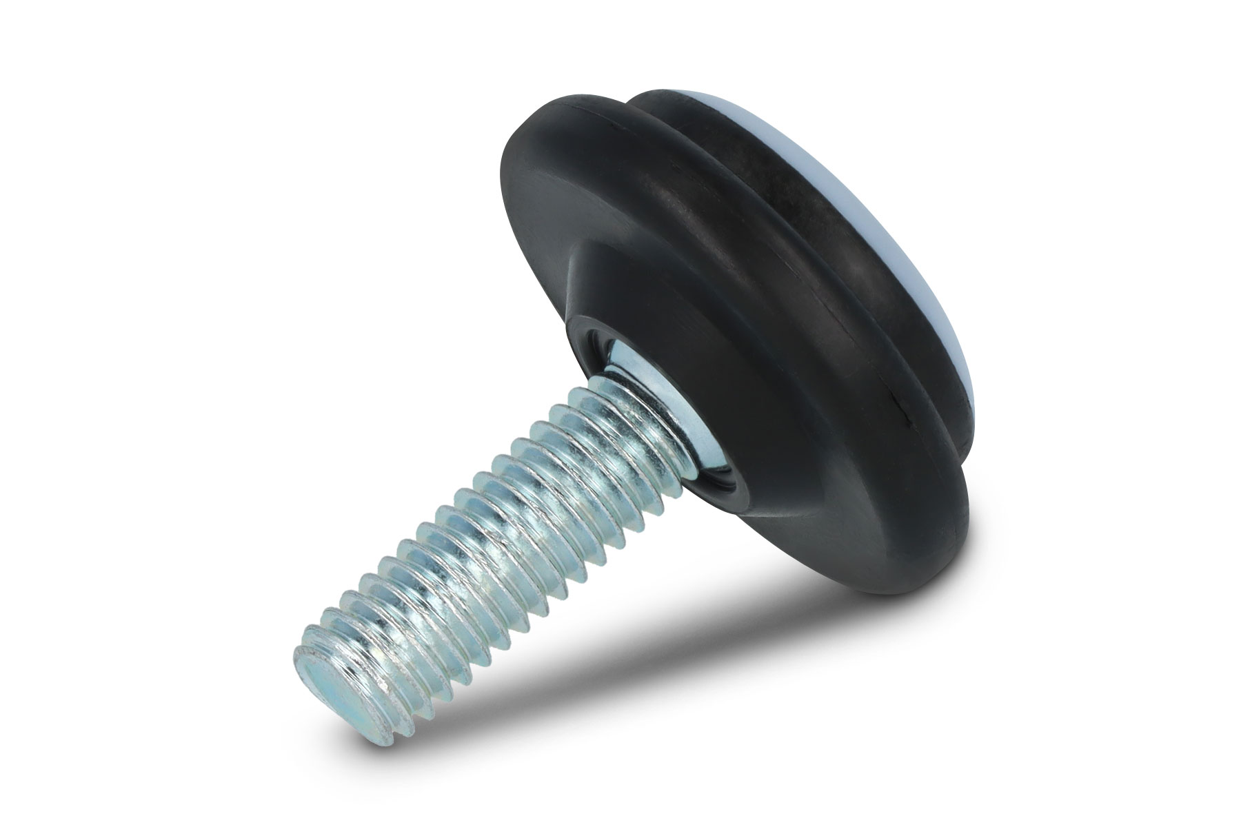 PTFE Gewindegleiter M6 Ø 23 mm Länge 16 mm