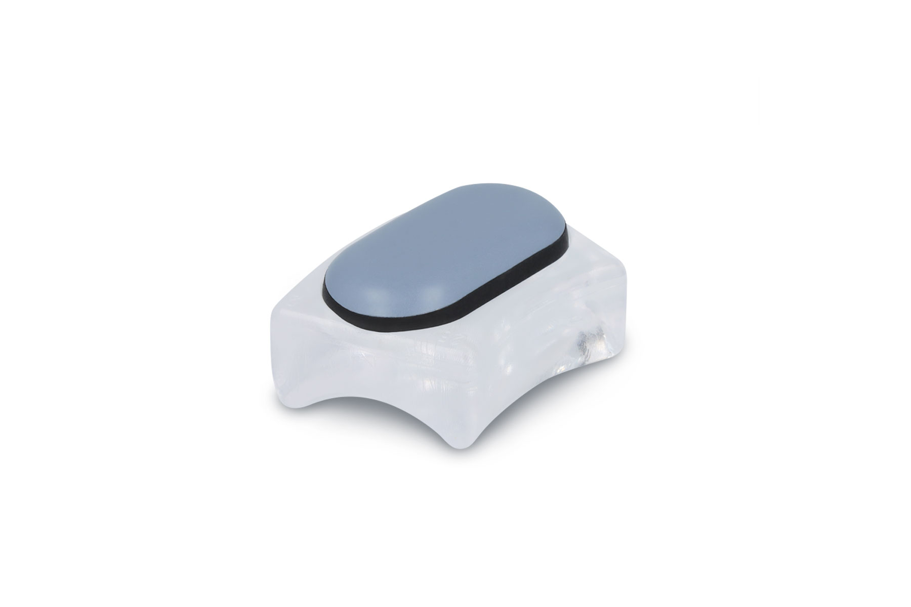 Bogengleiter Teflon transparent 25 mm