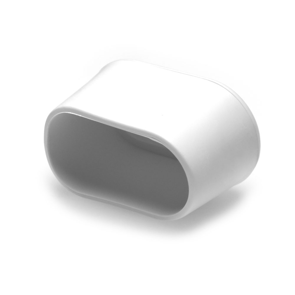 Fusskappen oval 38 x 20 mm weiss
