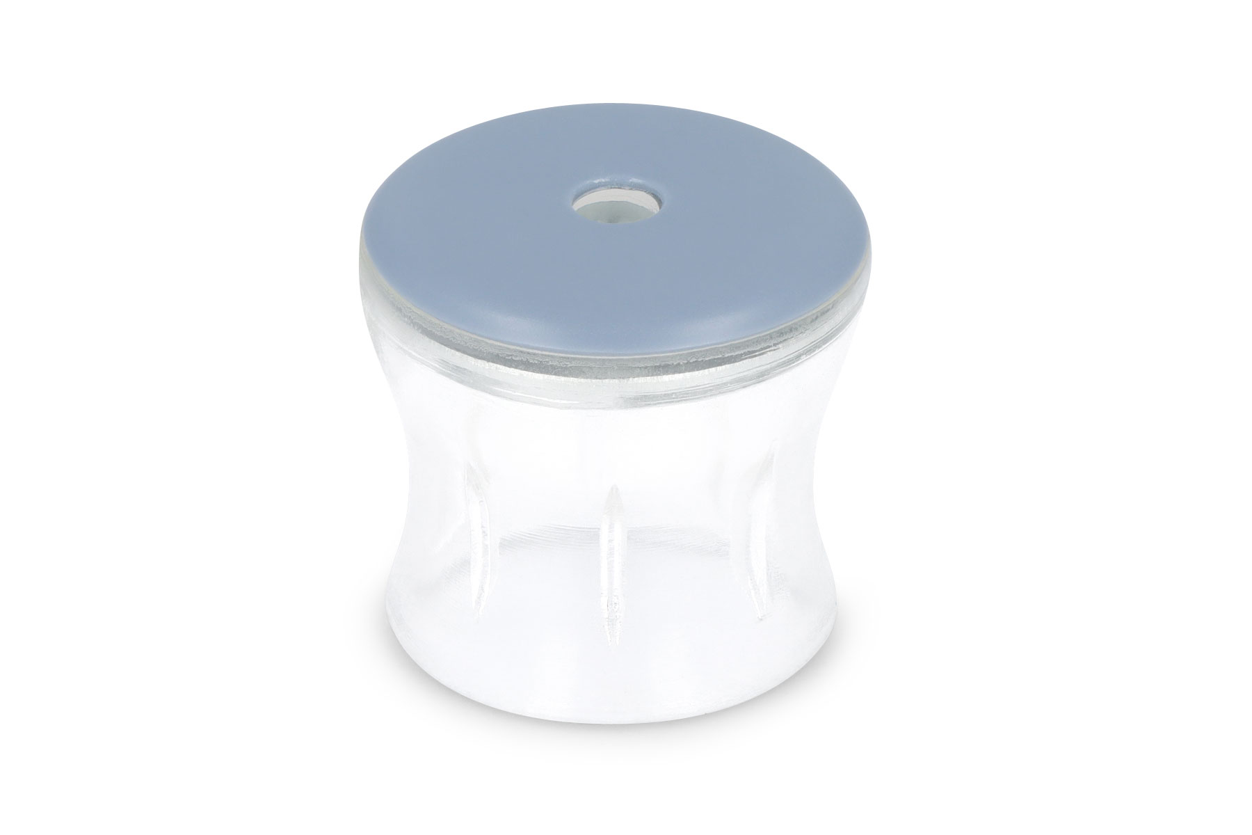 Superflex Kappen Teflon transparent für eckige und runde Beine rund:14-18 mm; eckig: 14-17,5 mm