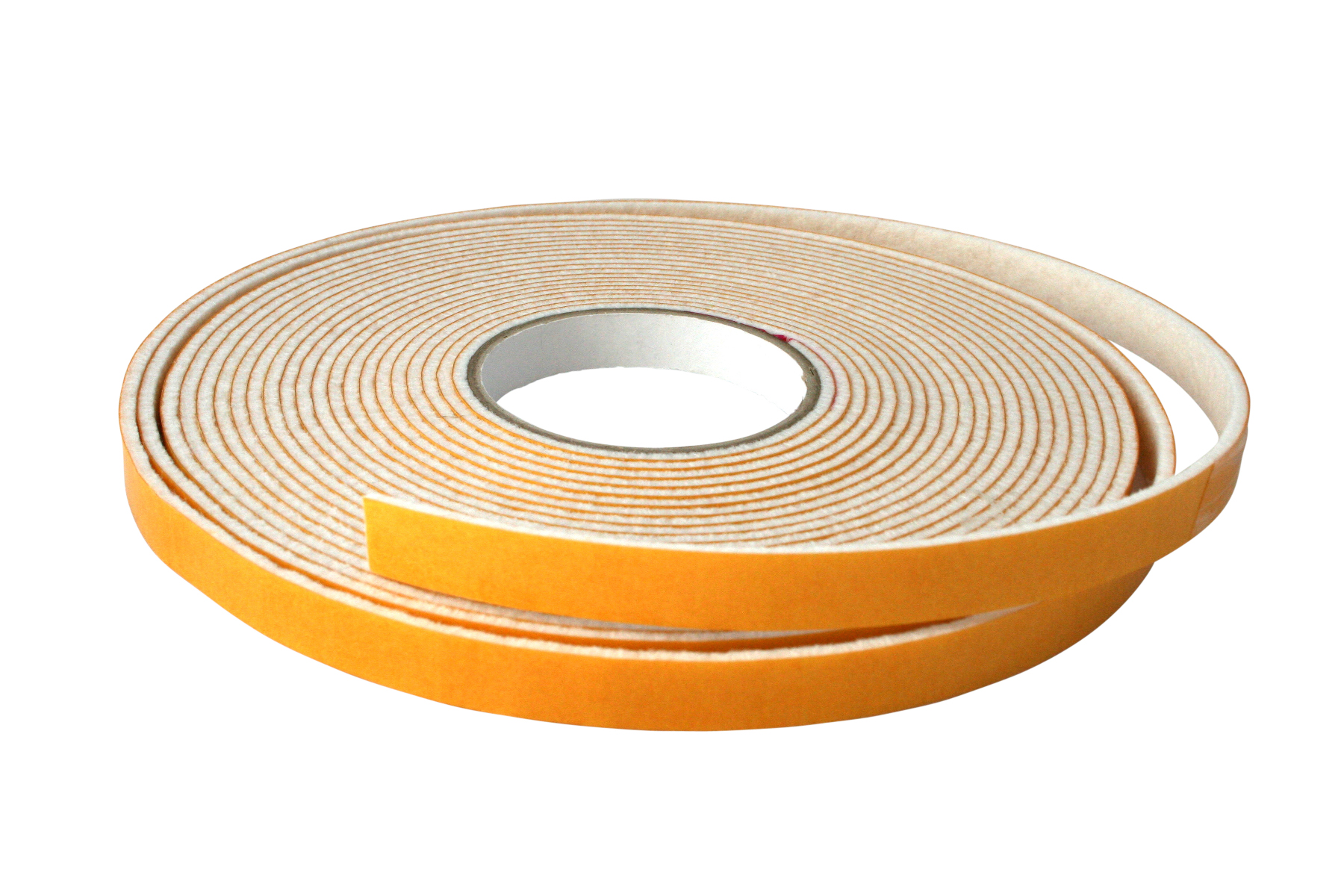 Filzband weiss selbstklebend 25 mm