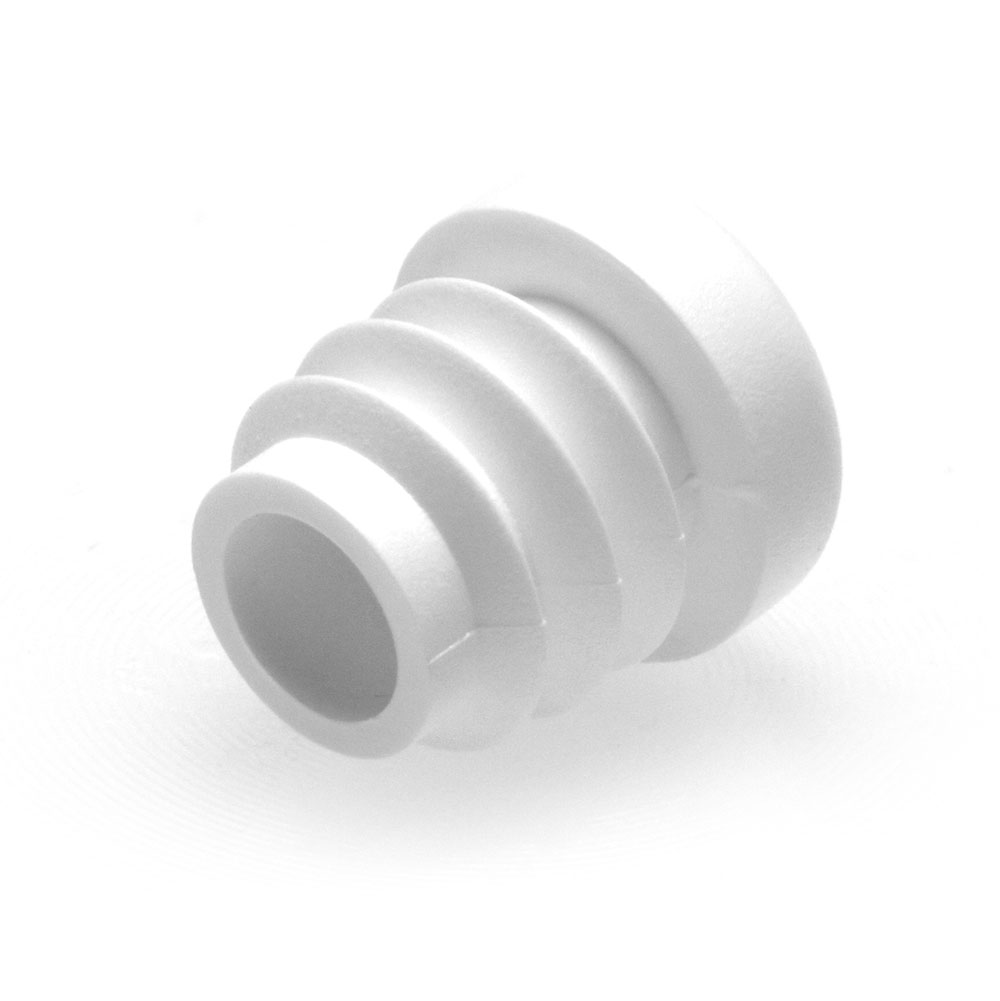 Runde Stopfen weiss 15 mm