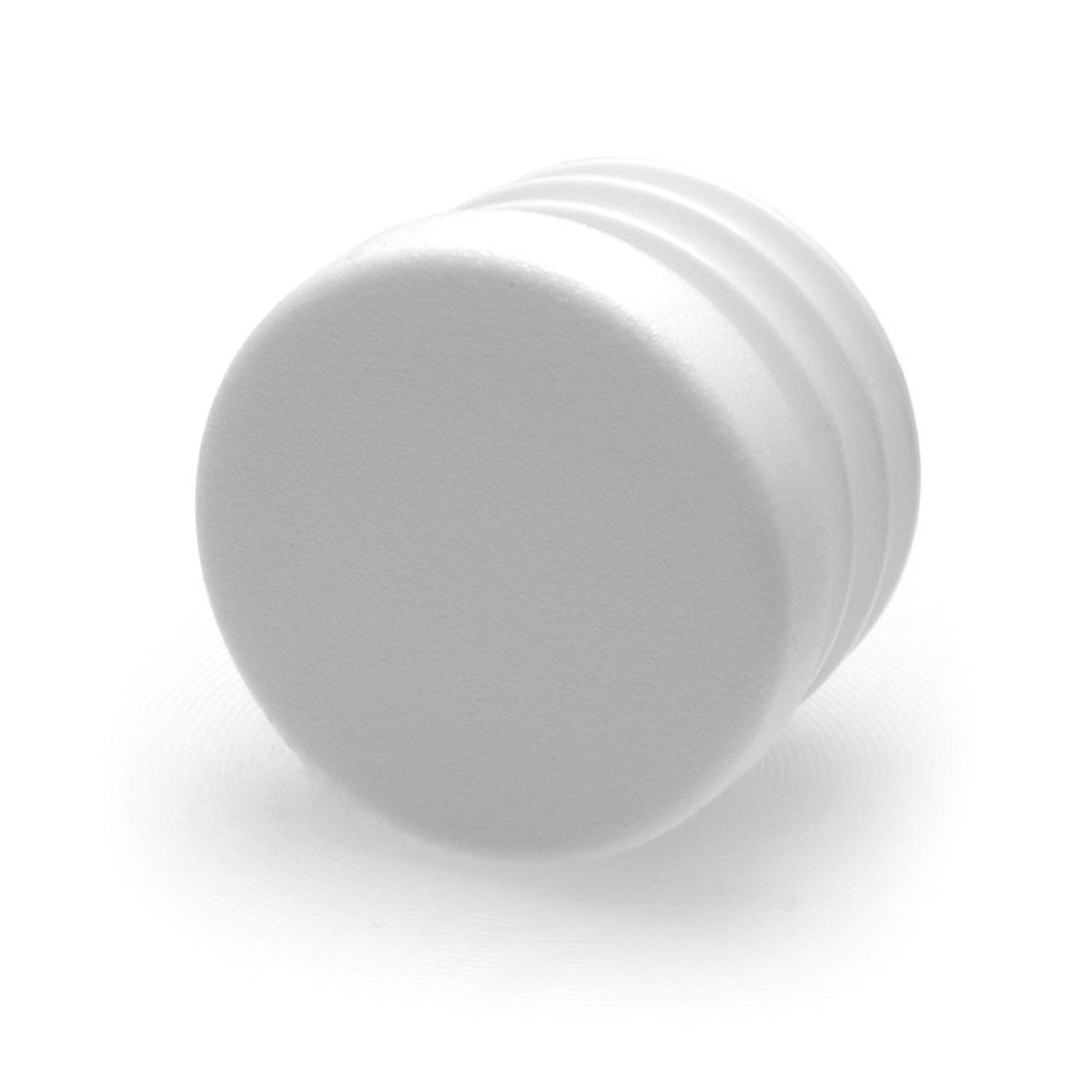 Runde Stopfen weiss 20 mm