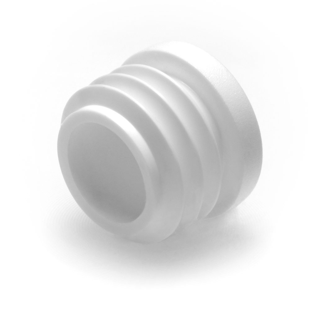 Runde Stopfen weiss 19 mm