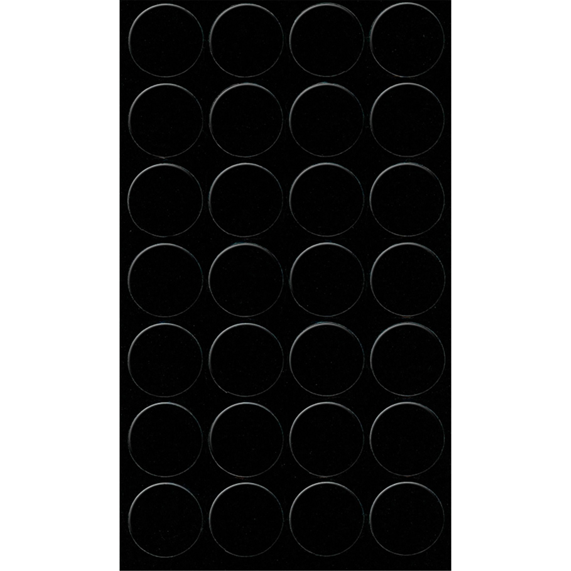 Abdeckkappen Schwarz 20 mm