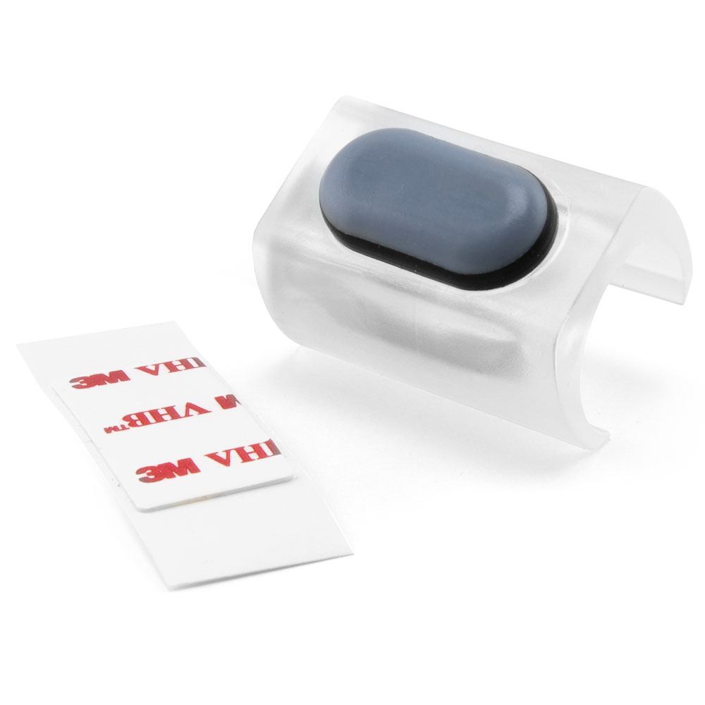 Klemmgleiter Teflon transparent 23,0-24,5 mm ohne Zapfen