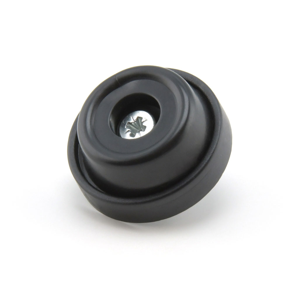 Schraubstopper 28 mm schwarz