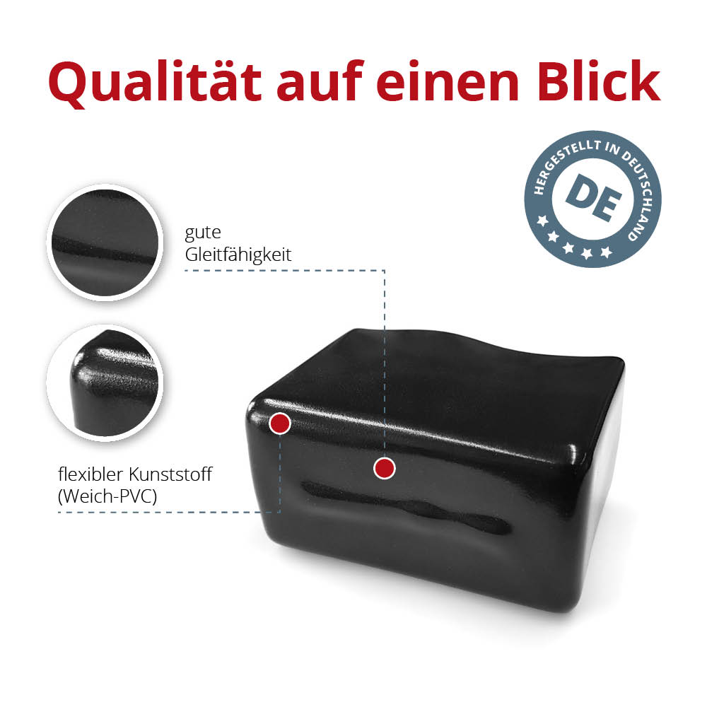 Stuhlkappen rechteckig 60 x 30 mm