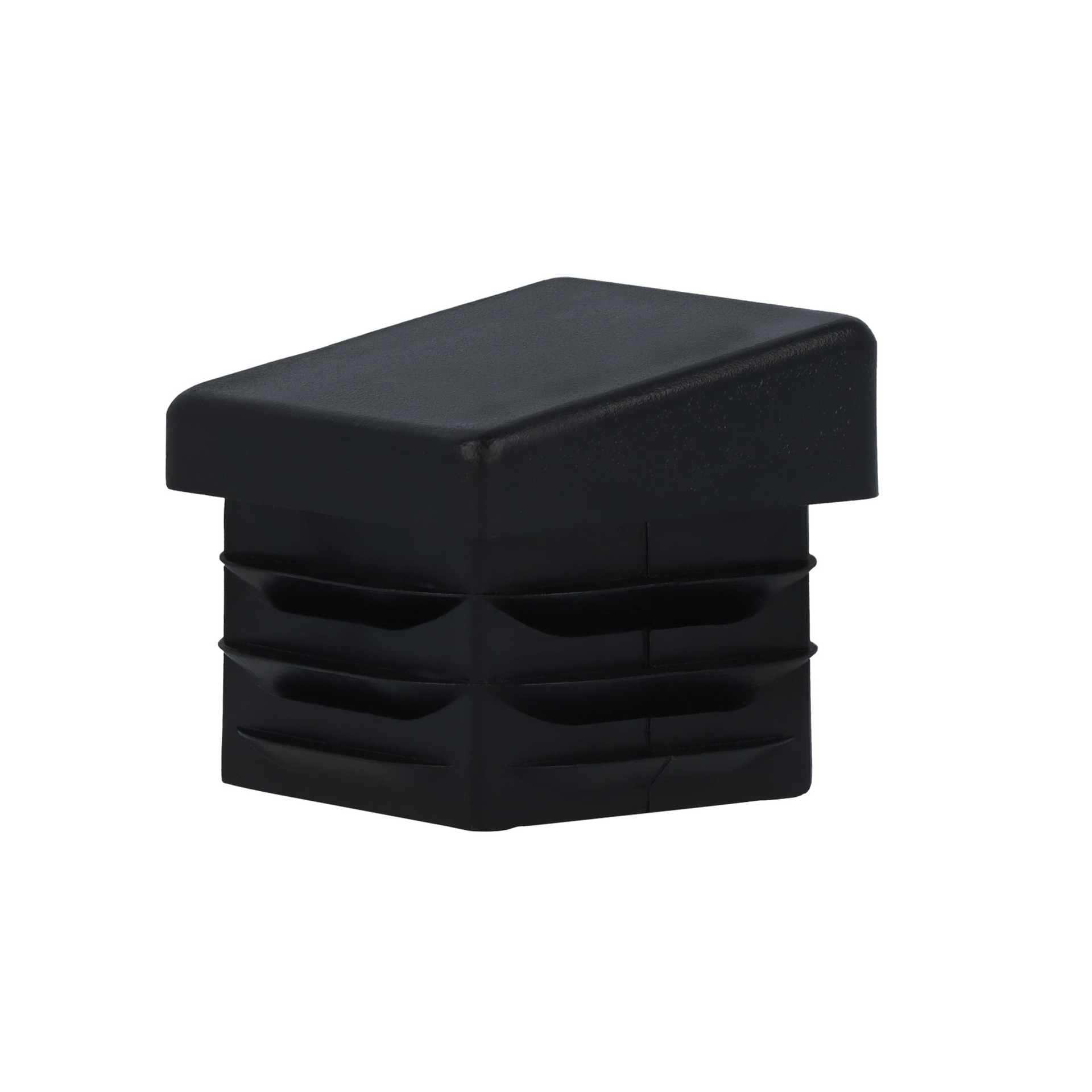 Lamellenstopfen eckig für schräge Stuhlbeine 25 x 25 mm