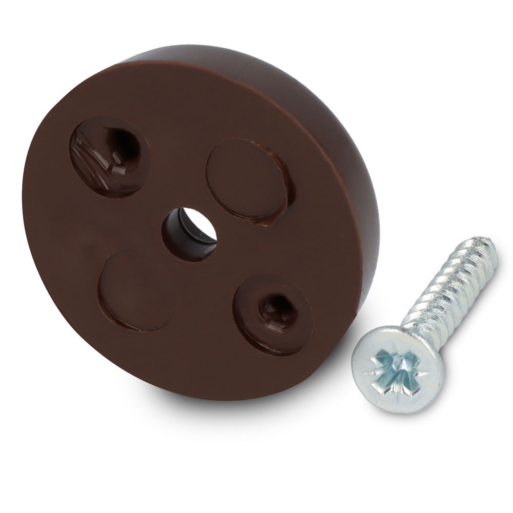 Stopper zum Schrauben 25 mm braun