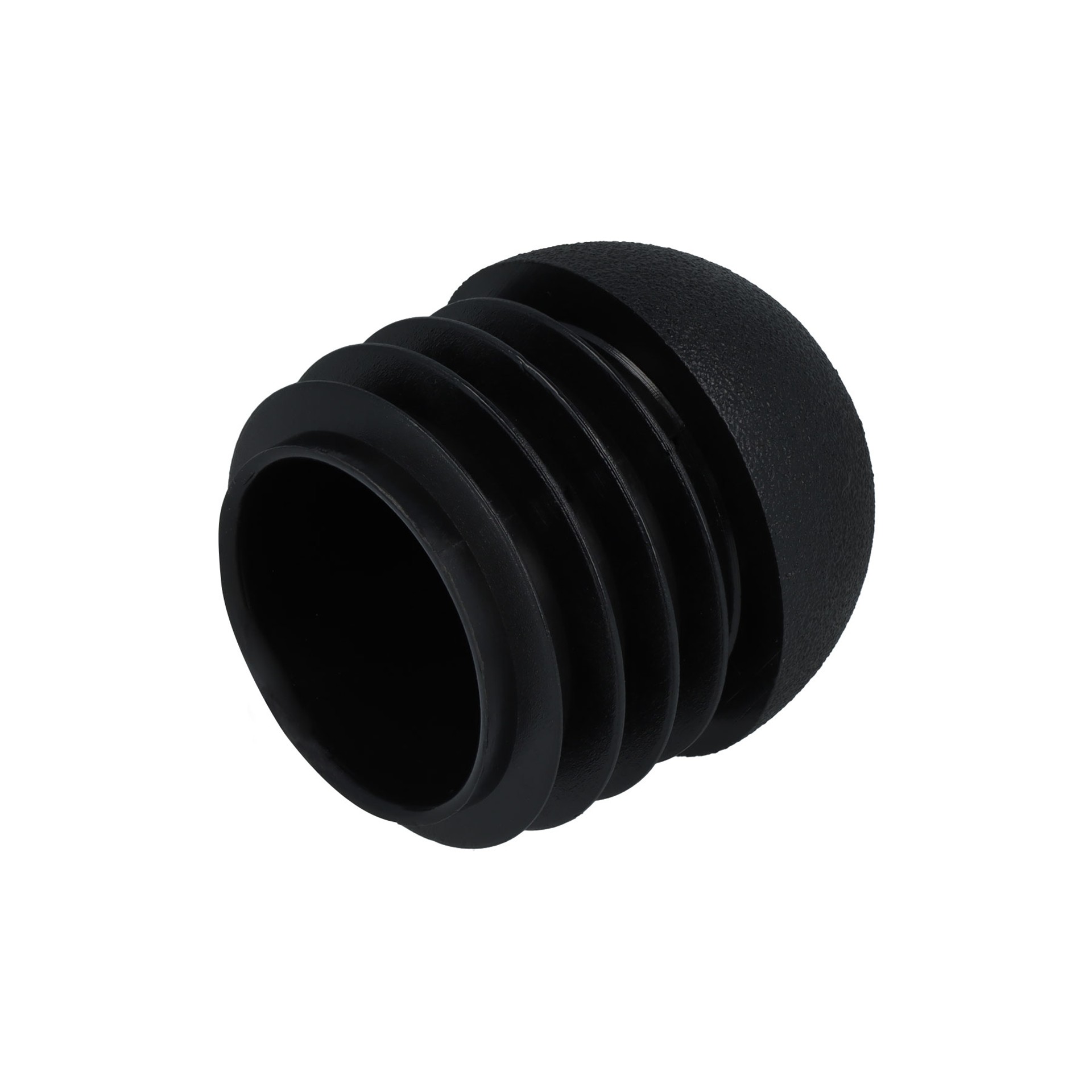 Stopfen mit Kugelkopf schwarz 27,6 - 28,5 mm