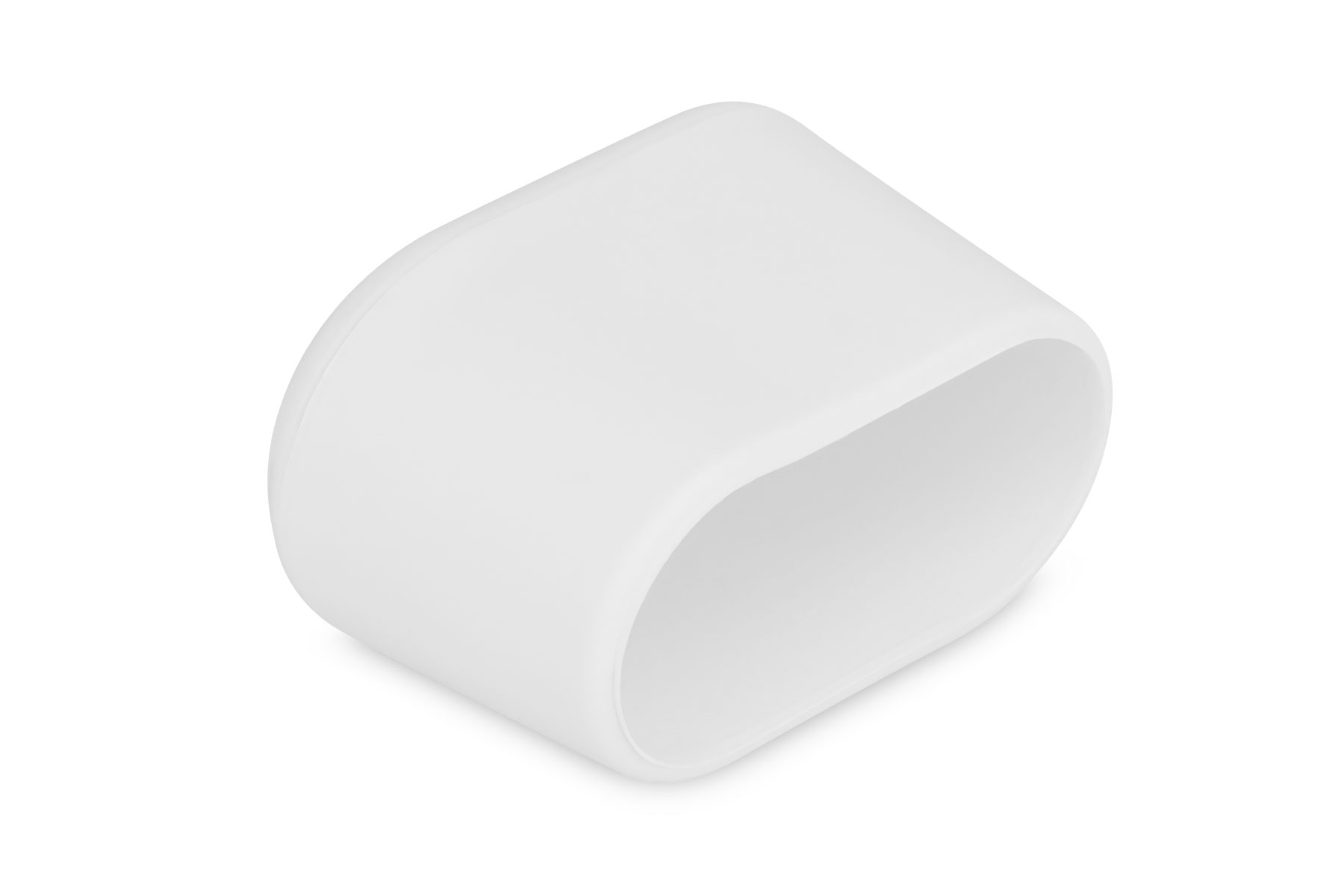 Fusskappen oval 36 x 18 mm weiss