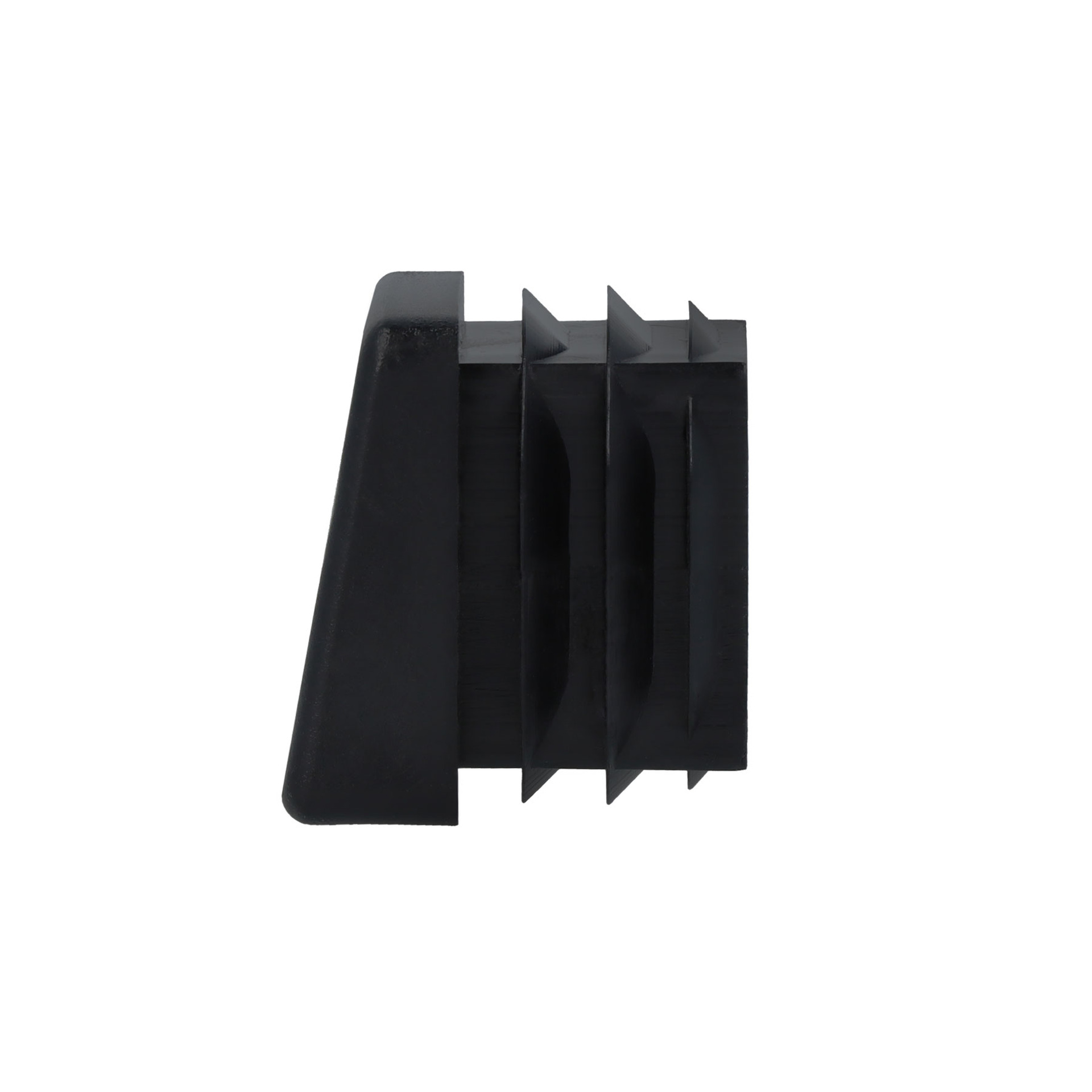 Lamellenstopfen eckig für schräge Stuhlbeine 25 x 25 mm