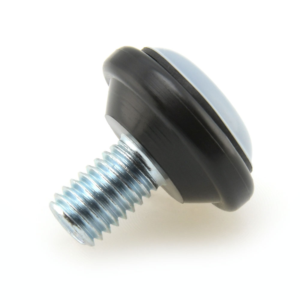 PTFE Gewindegleiter M6 Ø 23 mm Länge 10 mm