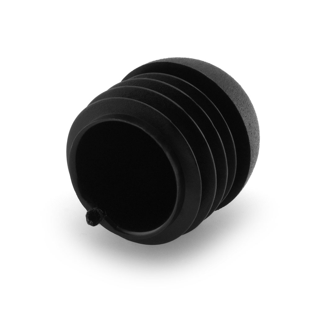 Stopfen mit Kugelkopf schwarz 25,1 - 27,5 mm