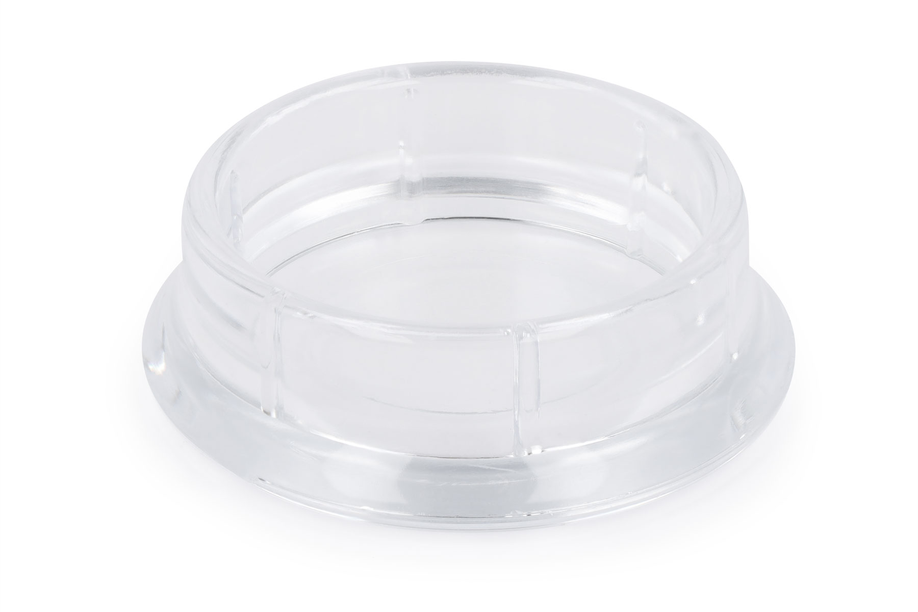 Möbeluntersetzer transparent rund 33 mm