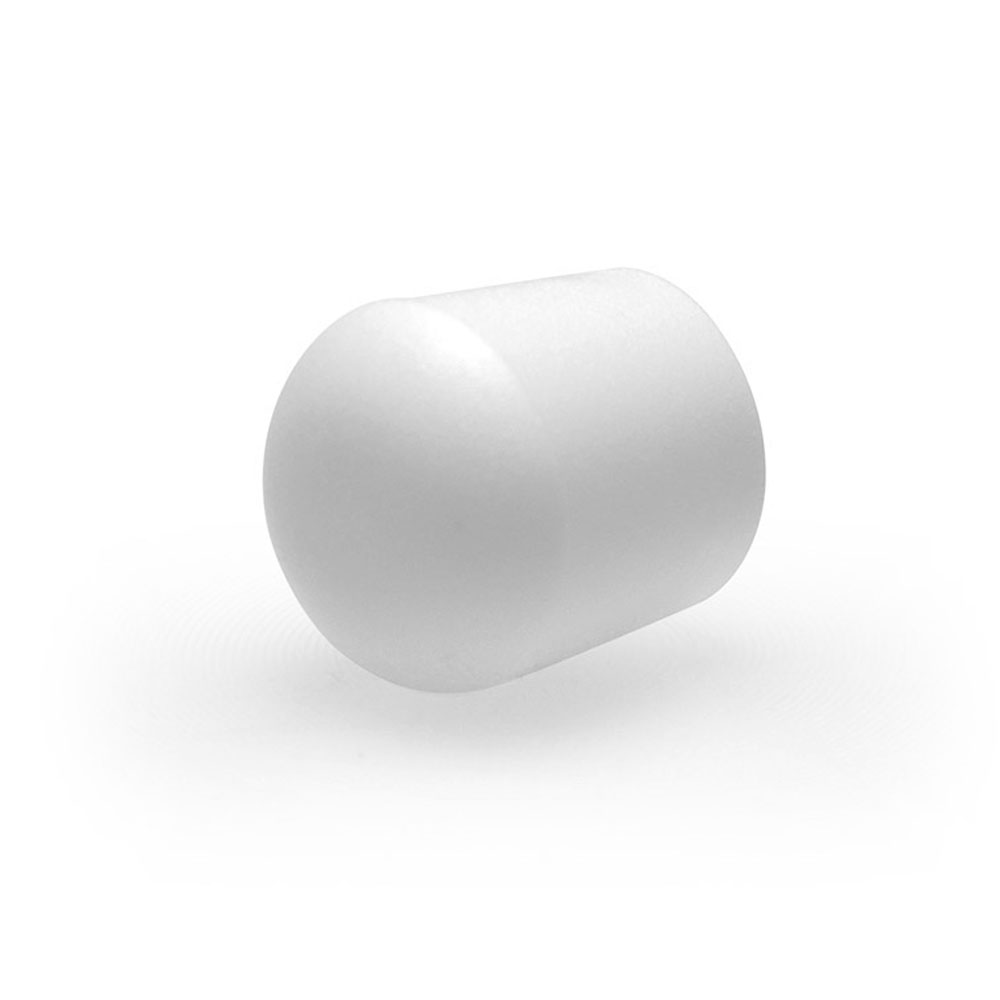 Fusskappen rund 12 mm weiss