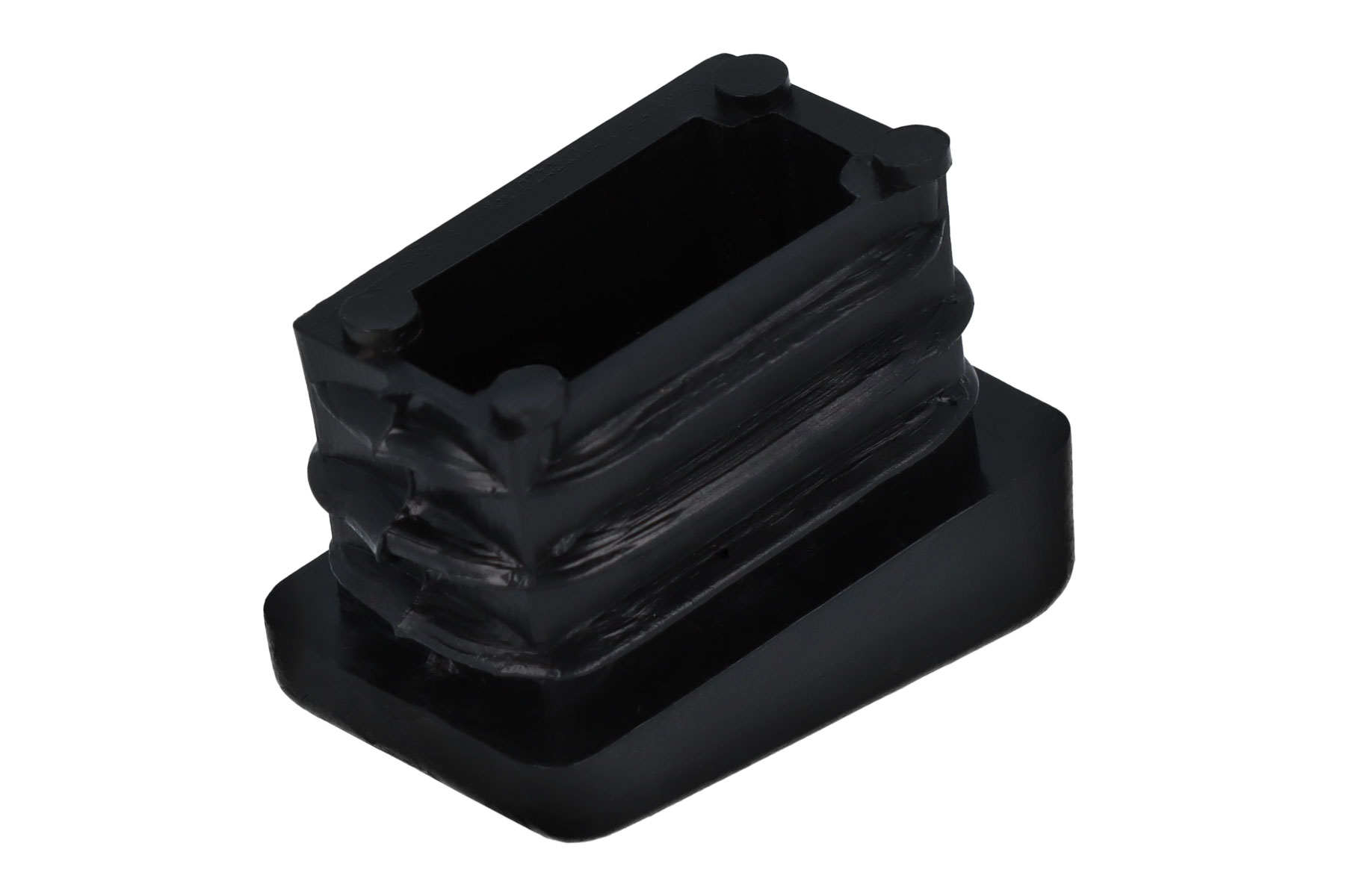 Lamellenstopfen eckigfür schräge Stuhlbeine 25 x 15 mm