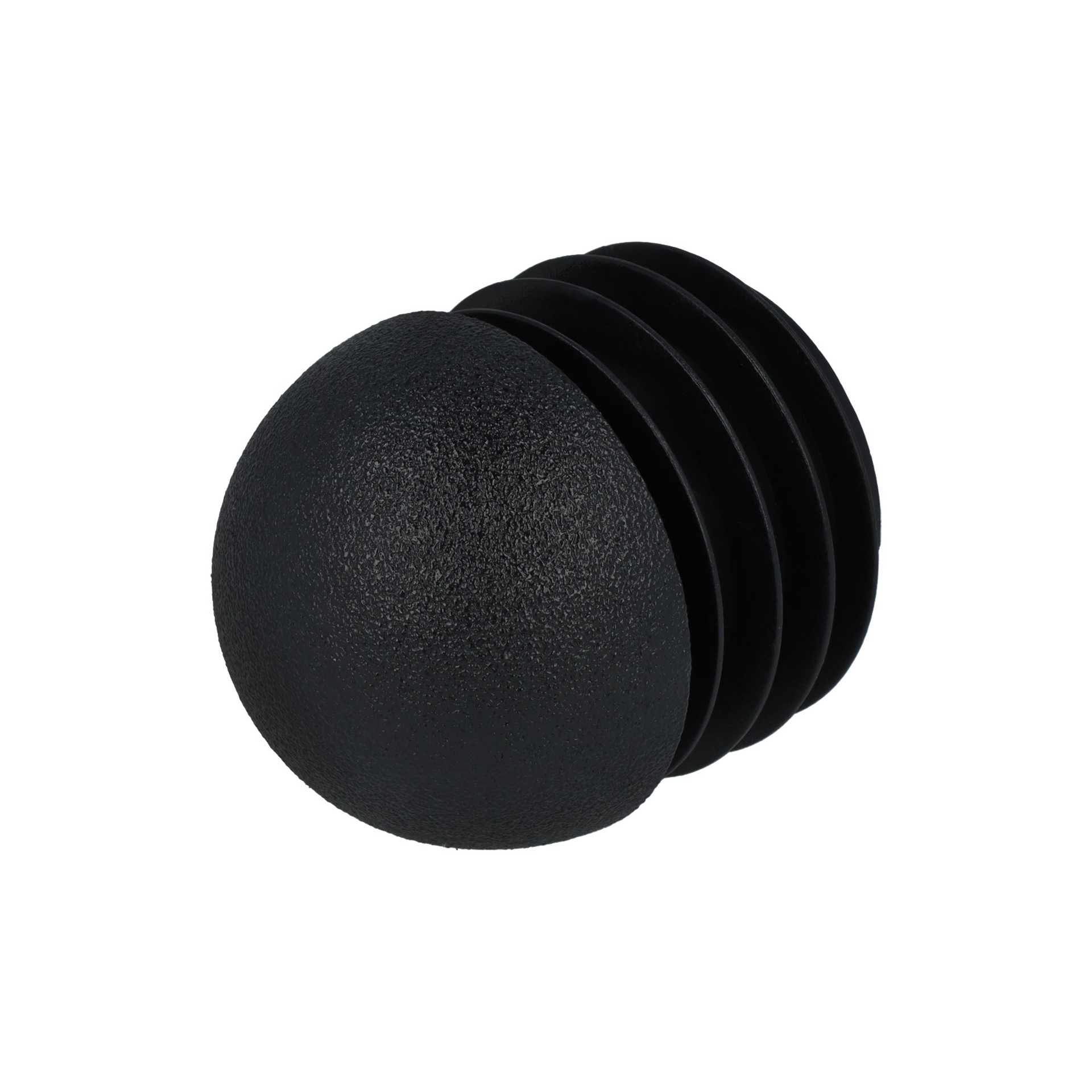 Stopfen mit Kugelkopf schwarz 27,6 - 28,5 mm