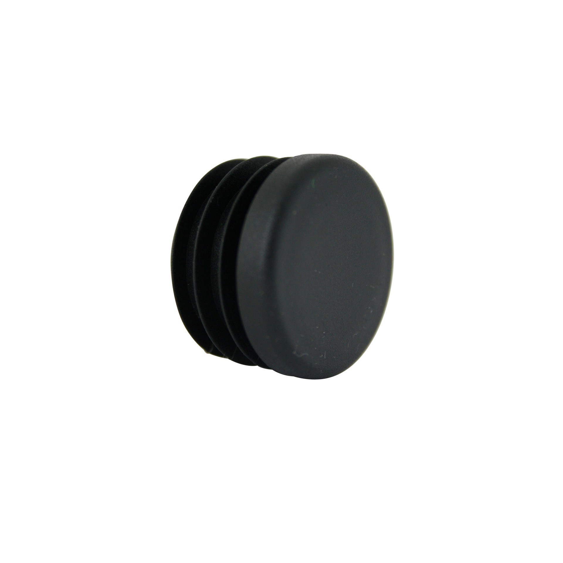 Runde Stopfen schwarz 32 mm
