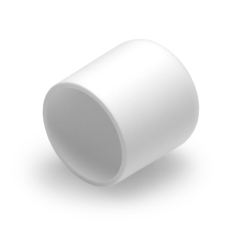 Fusskappen rund 25 mm weiss