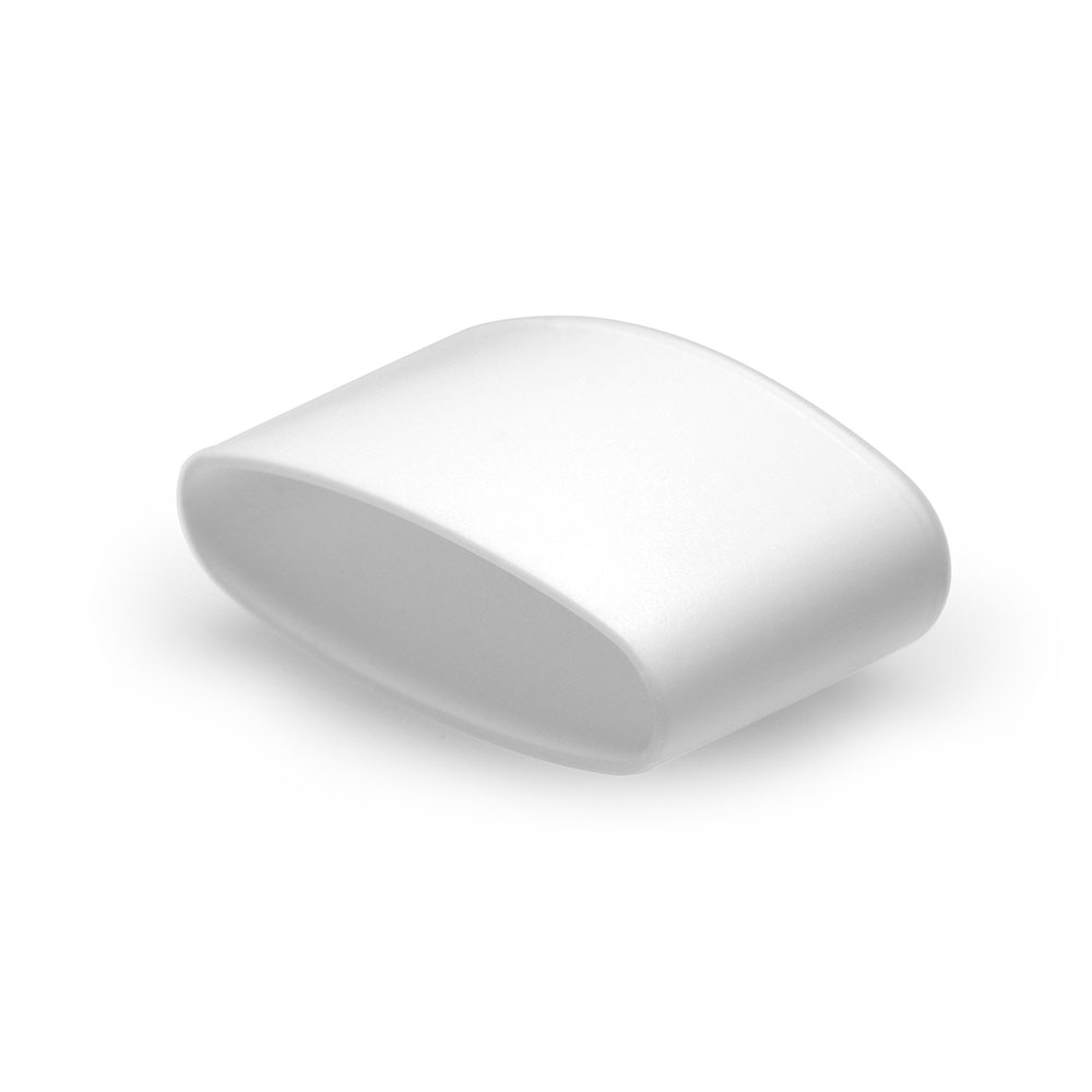 Kappen für Ellipsenrohr 41 x 16 mm weiss