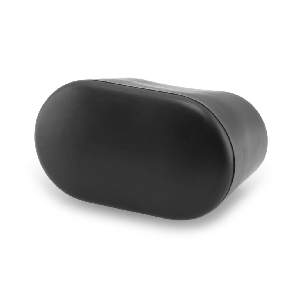 Fusskappen oval 40 x 20 mm schwarz