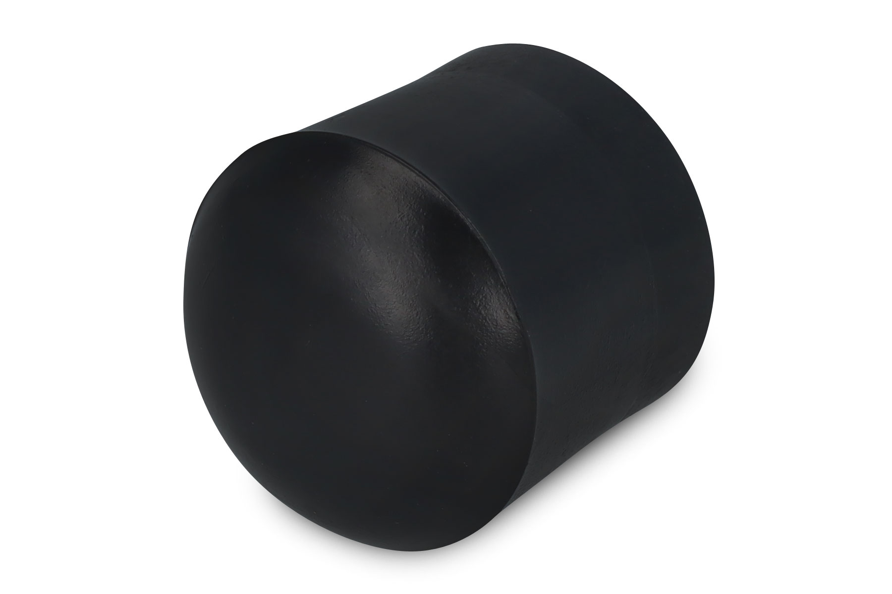 Runde Kappen schwarz 15 mm