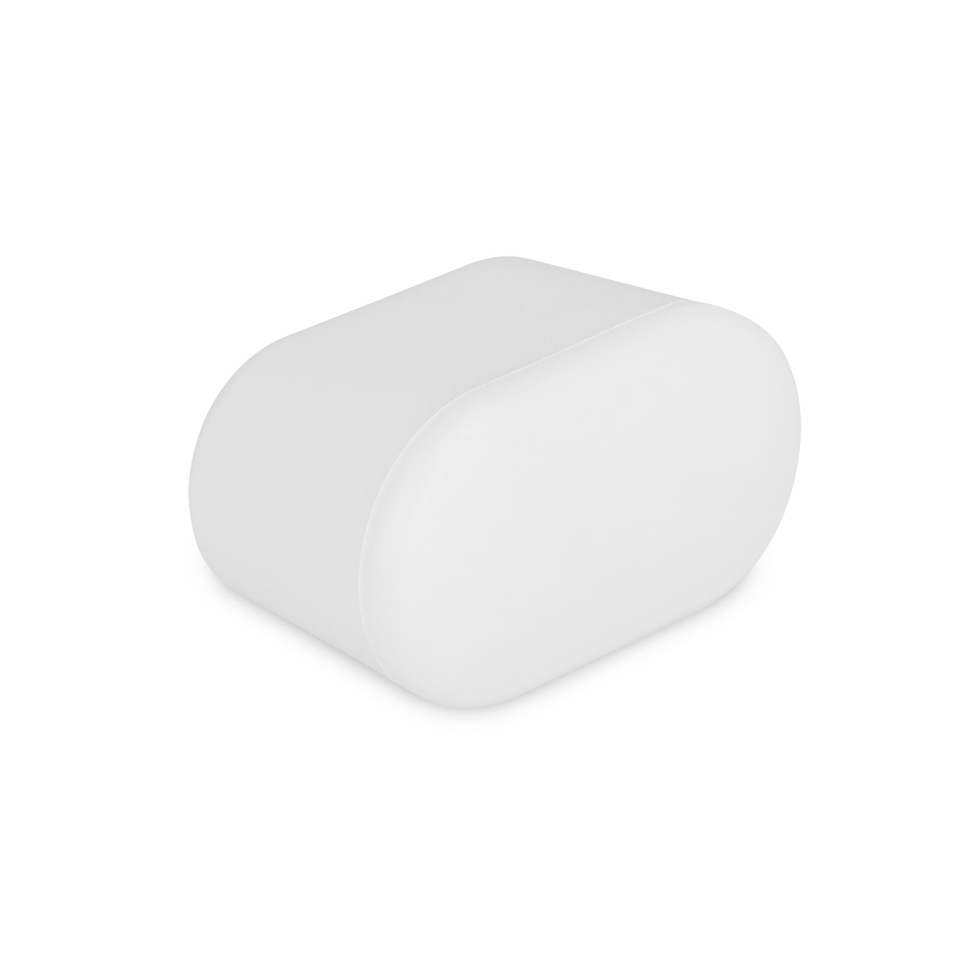 Fusskappen oval 36 x 18 mm weiss
