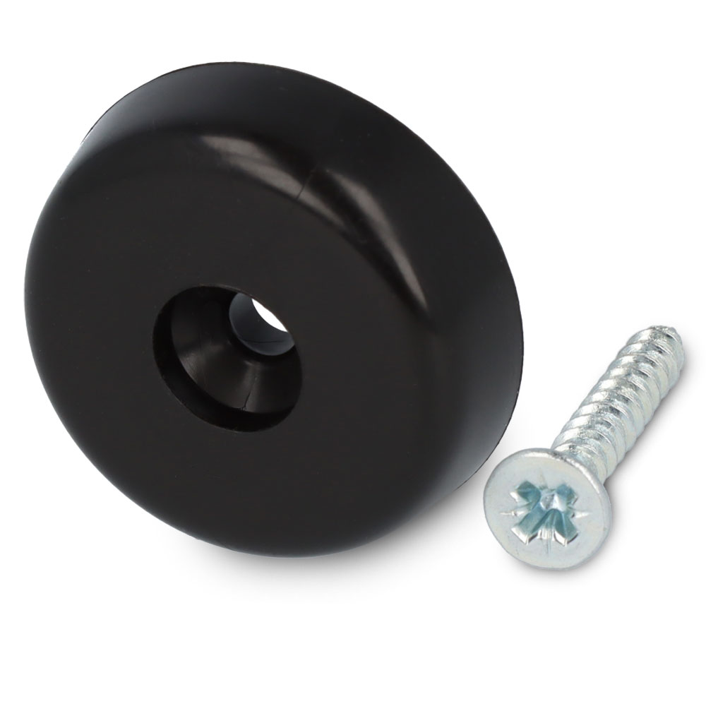 Stopper zum Schrauben 25 mm schwarz