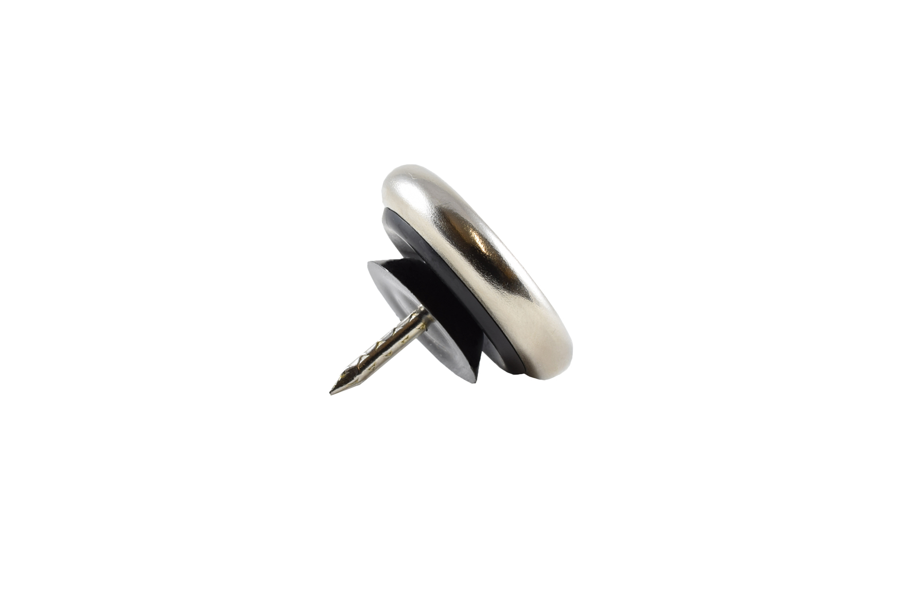 Möbelgleiter Metall mit Kunstoffgelenk 23 mm
