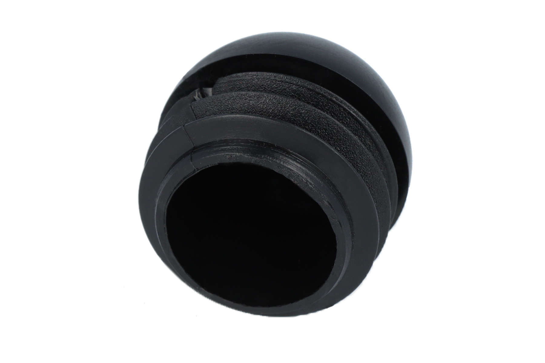 Stopfen mit Kugelkopf schwarz 22,9 - 25,0 mm
