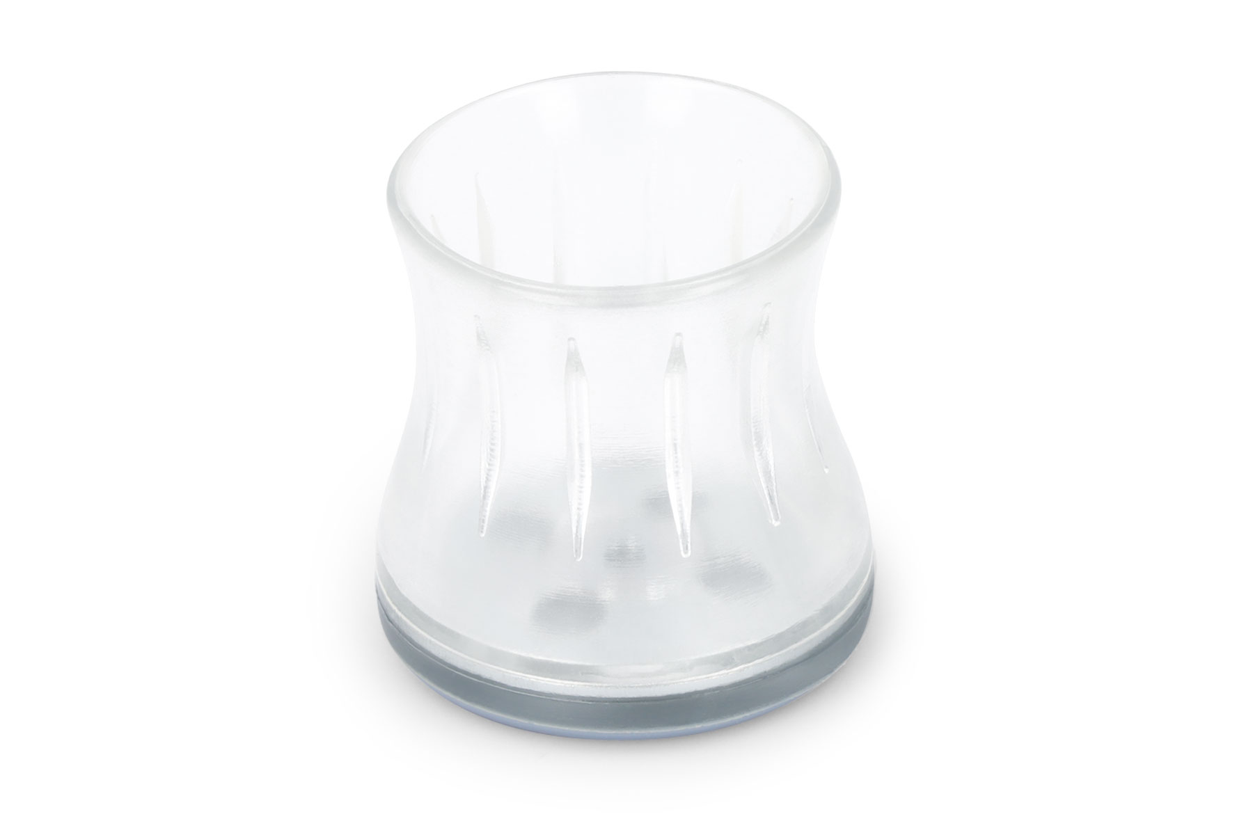 Superflex Kappen Teflon transparent für eckige und runde Beine rund:19-24 mm; eckig: 19-22,5 mm