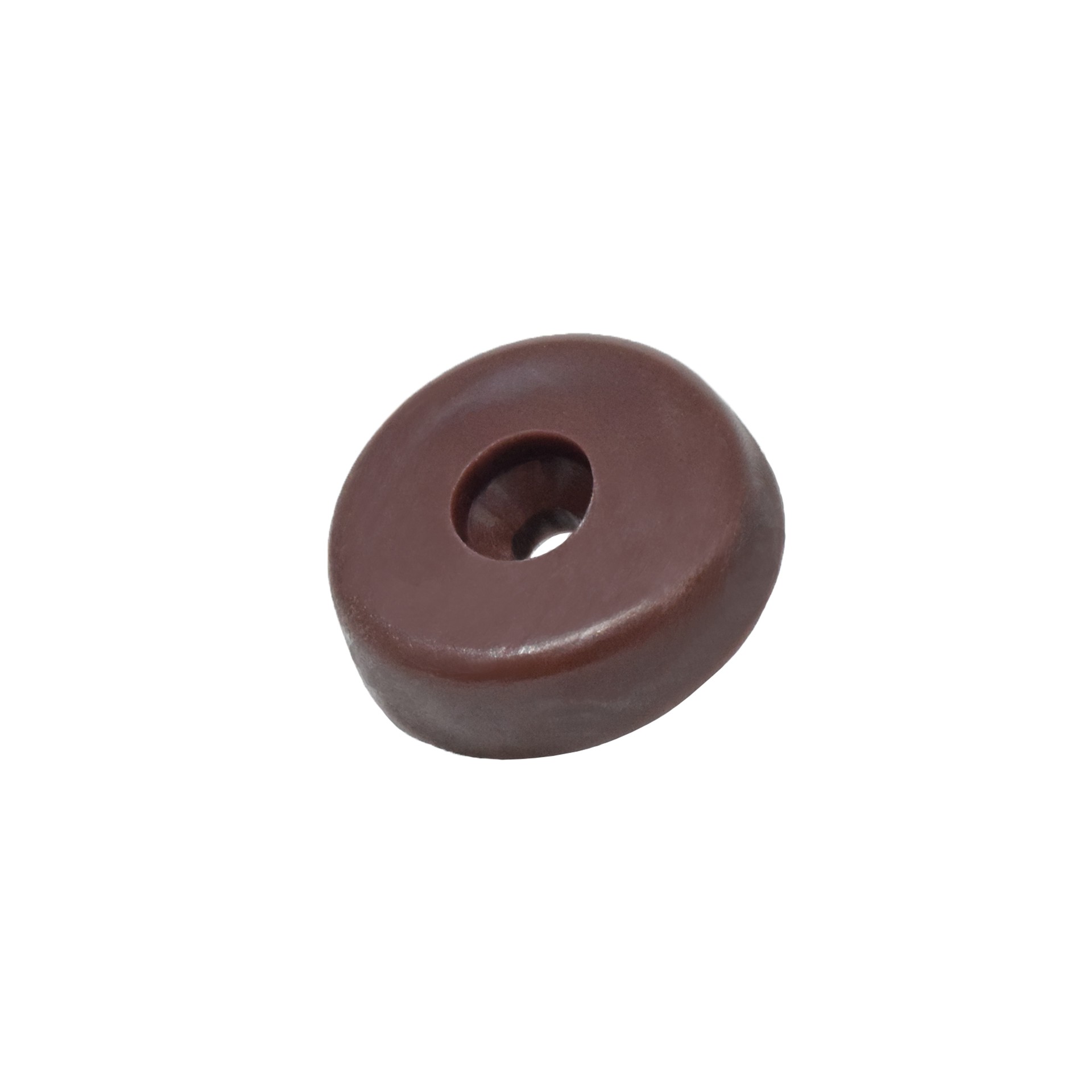 Kunststoffgleiter zum Schrauben 25 mm braun