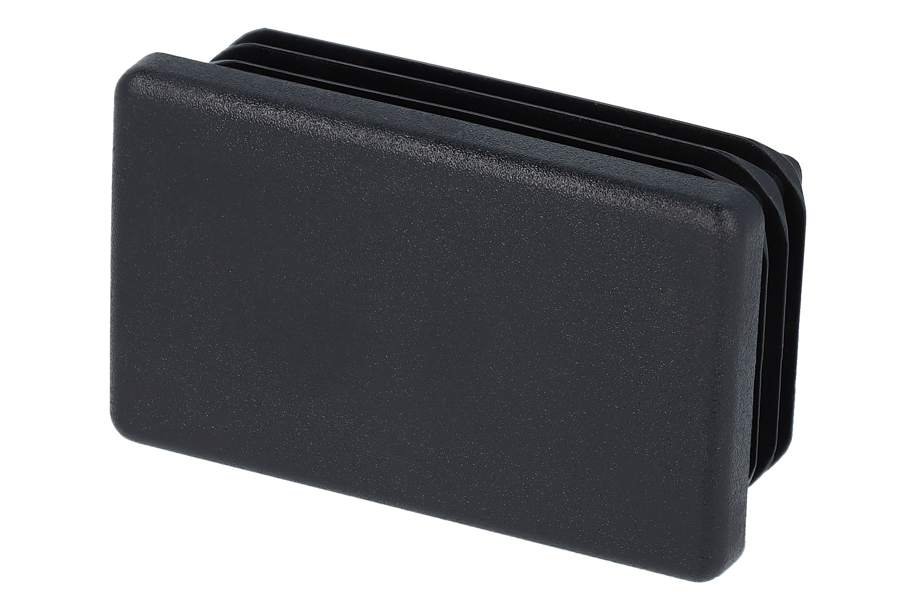 Lamellenstopfen 50 x 30 mm schwarz