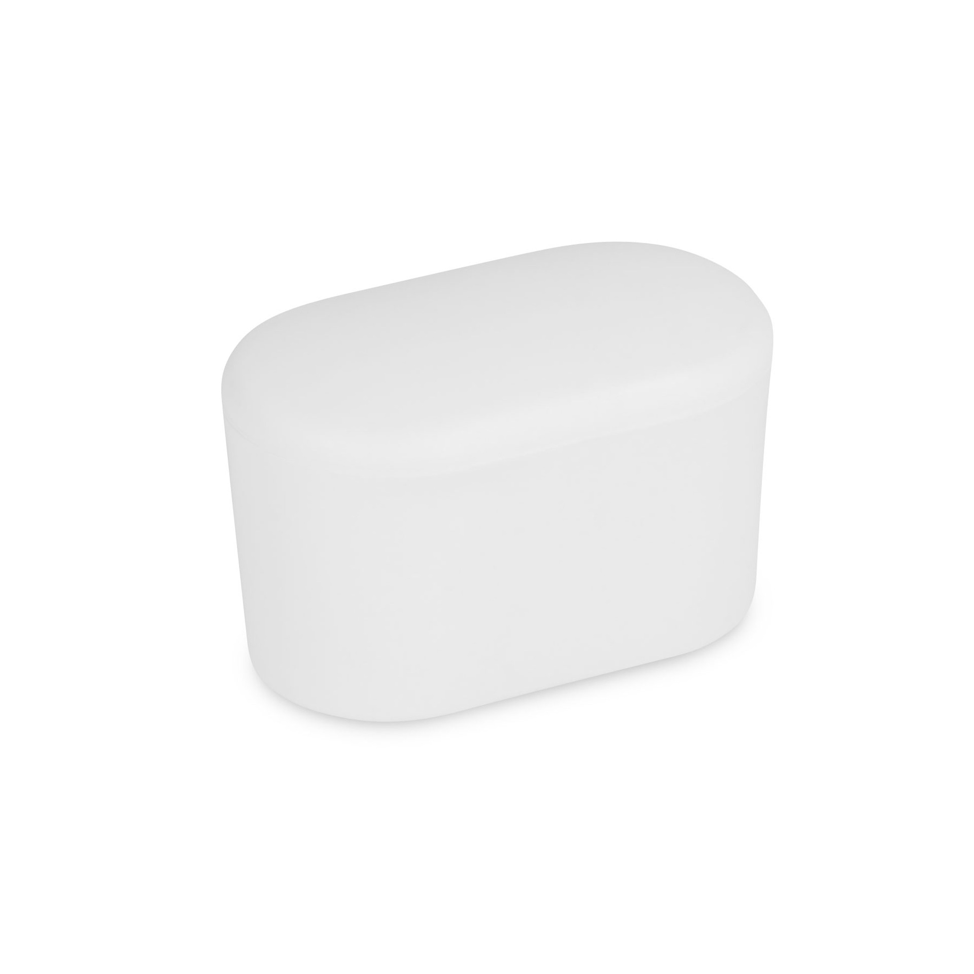 Fusskappen oval 36 x 18 mm weiss