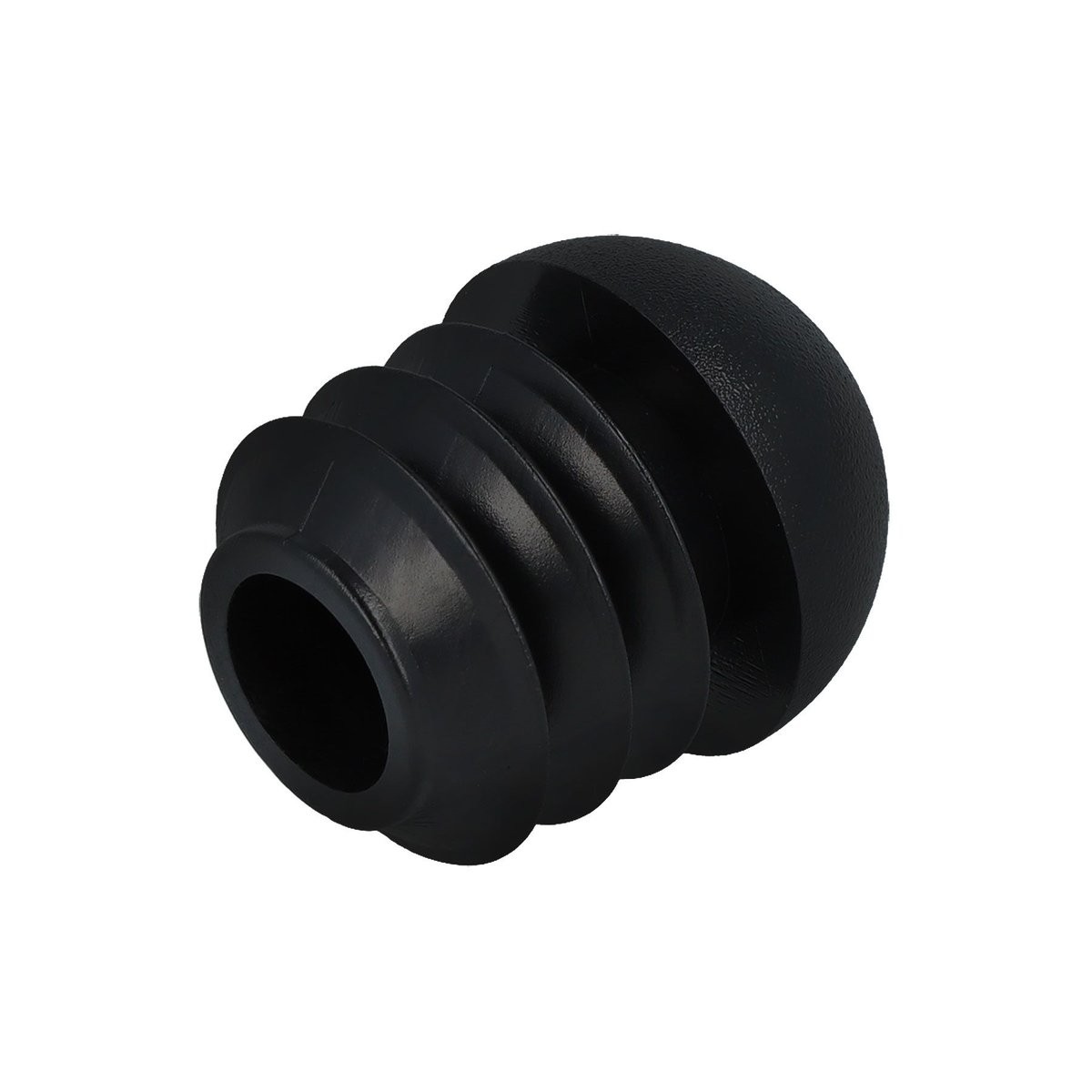 Stopfen mit Kugelkopf schwarz 16,2 - 17,5 mm