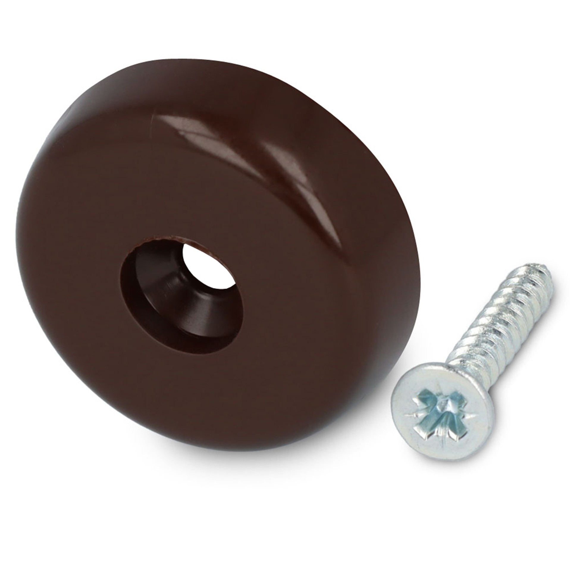 Stopper zum Schrauben 25 mm braun