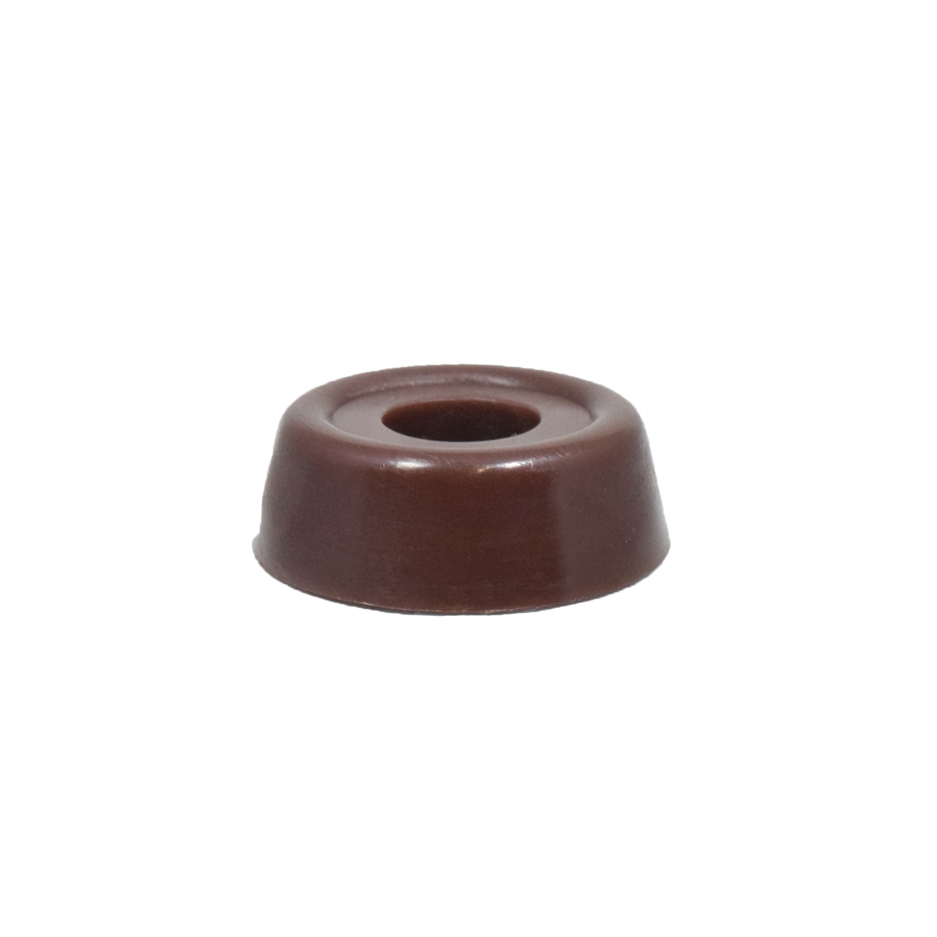 Kunststoffgleiter zum Schrauben 20 mm braun
