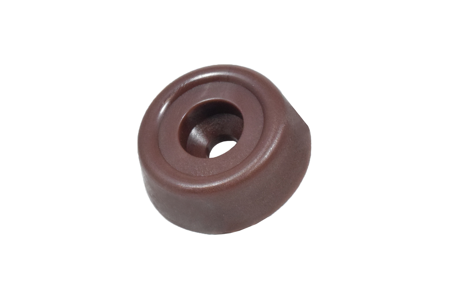 Kunststoffgleiter zum Schrauben 20 mm braun
