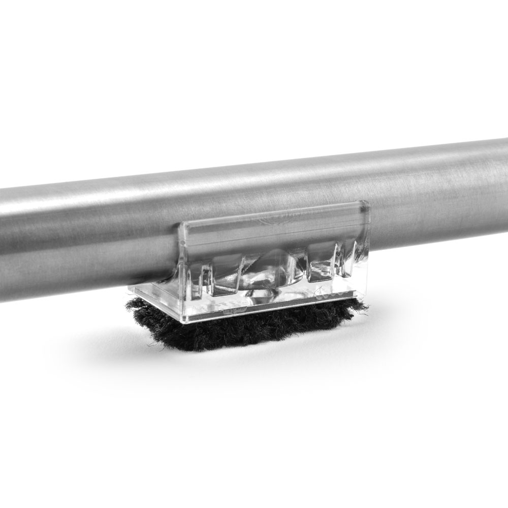 Klemmgleiter transparent 19 mm