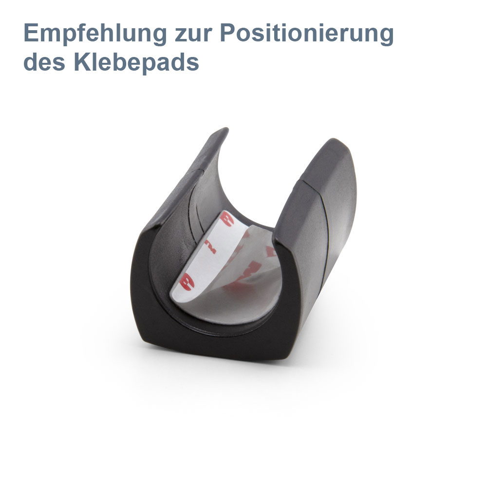 Klemmgleiter Kunststoff ohne Zapfen 27,8 - 30,0 mm