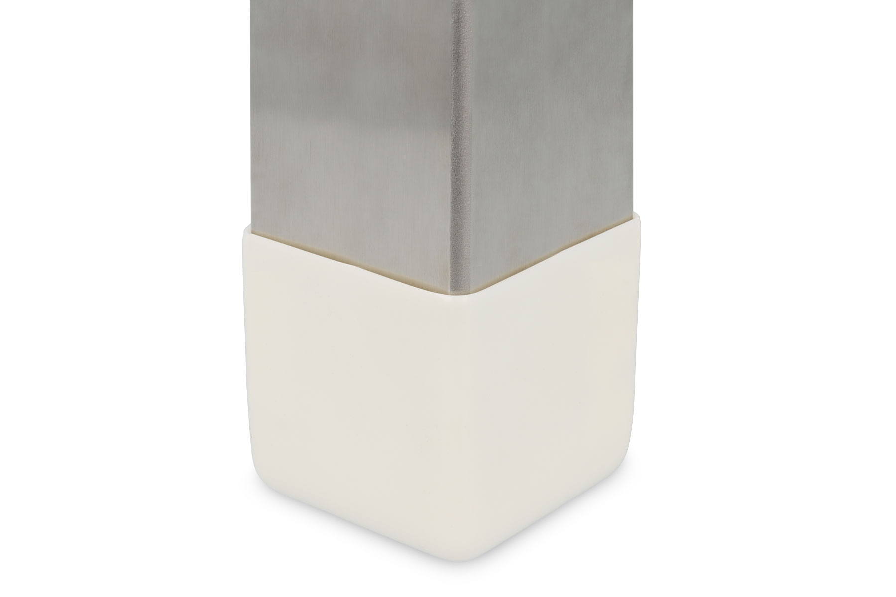 Stuhlbeinkappen weiss 45 x 45 mm