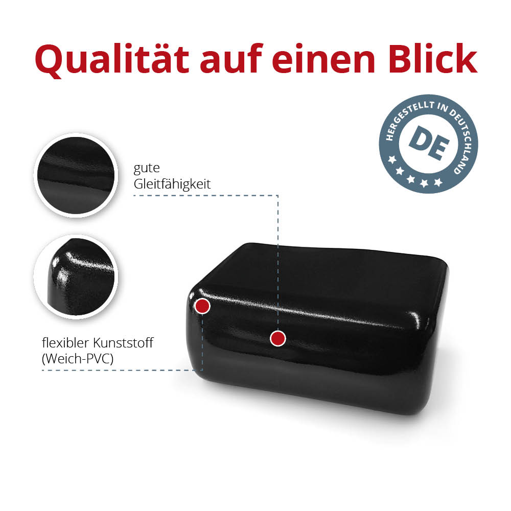 Stuhlkappen rechteckig 50 x 20 mm