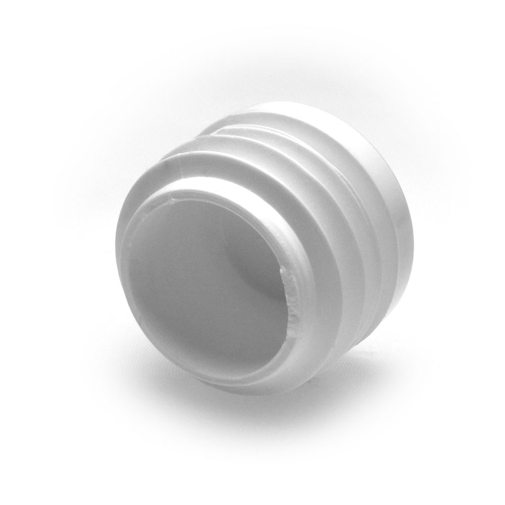 Runde Stopfen weiss 25 mm